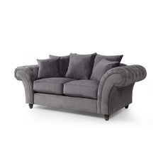 Load image into Gallery viewer, Huntley Fabric Sofa 2S Grey
