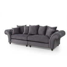 Load image into Gallery viewer, Huntley Fabric Sofa 3S Grey
