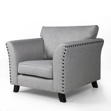 Load image into Gallery viewer, Linton Fabric Sofa 1S Grey
