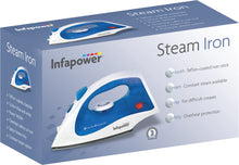 Load image into Gallery viewer, Infapower’s 1400W Dry/Steam Iron
