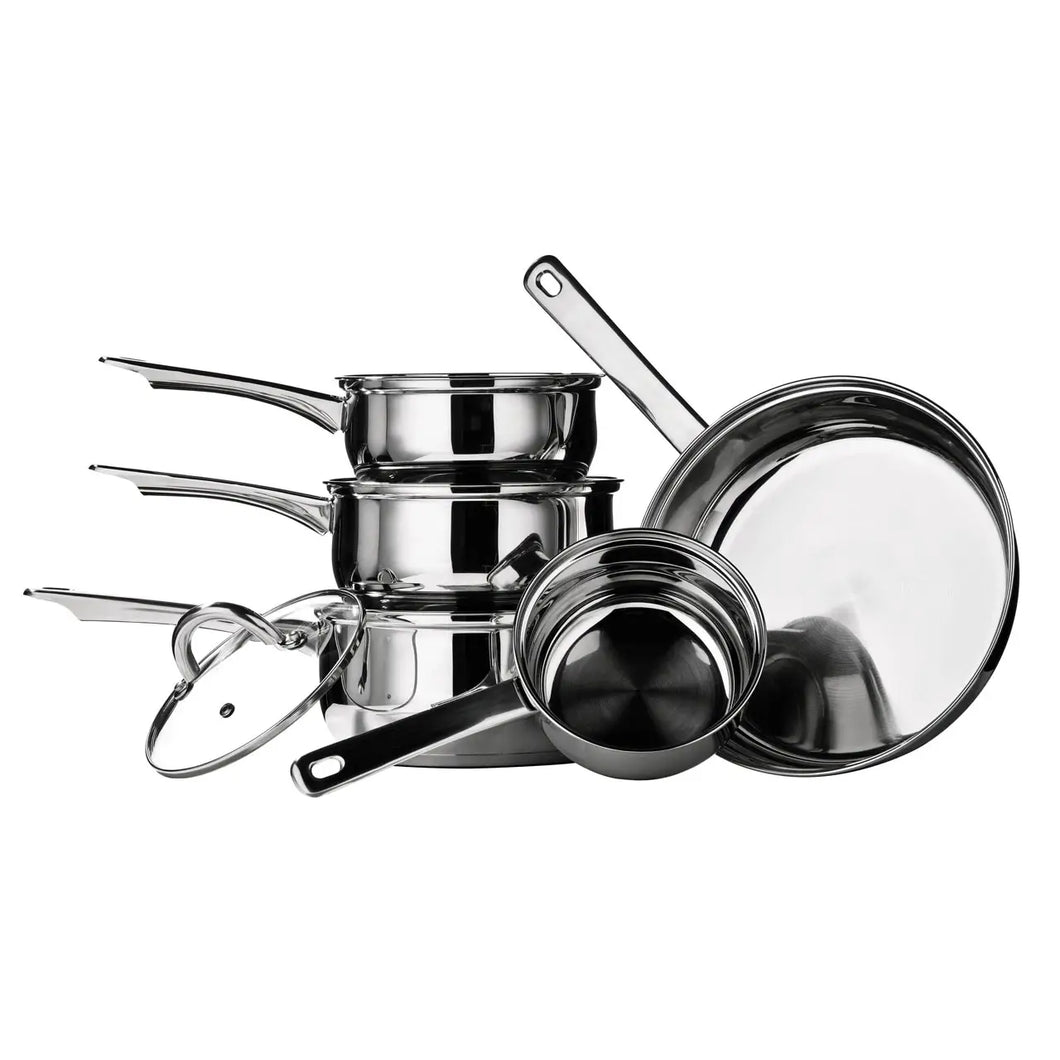 Premier Housewares 5pc Stainless Steel Pan Set