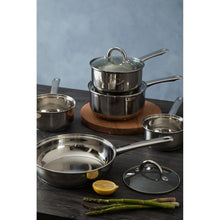 Load image into Gallery viewer, Premier Housewares 5pc Stainless Steel Pan Set
