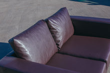 Load image into Gallery viewer, Lena Leather And PVC Bonded 2 Seater Sofa In Black/Brown
