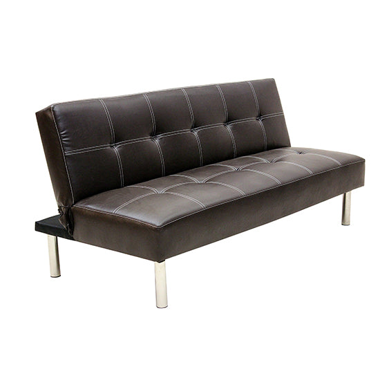 Venus PVC Sofa Bed In Brown